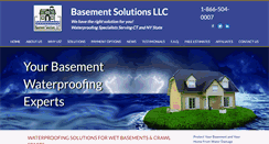 Desktop Screenshot of basementsolutionsct.com