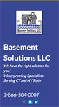 Mobile Screenshot of basementsolutionsct.com